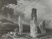 Stone circle,near Tormore,Arran, William Andrews Nesfield